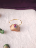 ASTONIA - RAINBOW DYED DRUZY BRACELET