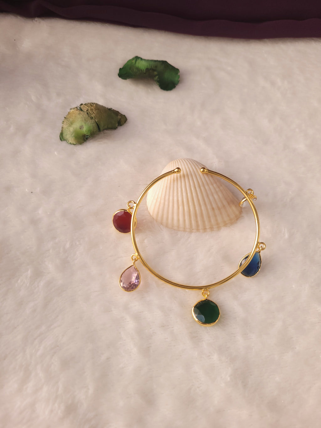 MITALI - HANGING MULTISTONE ADJUSTABLE BANGLES