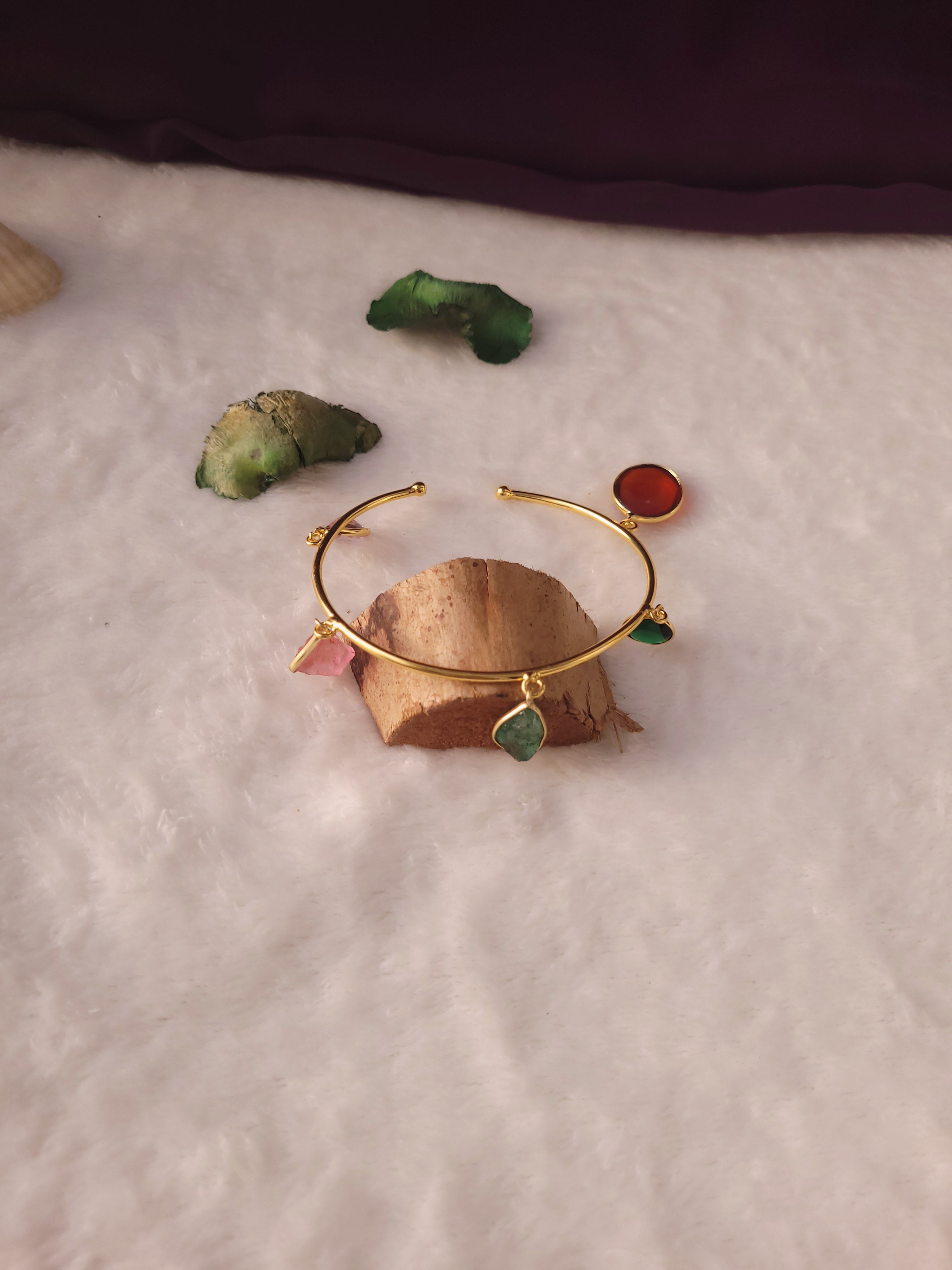 MITALI - HANGING MULTISTONE ADJUSTABLE BANGLES