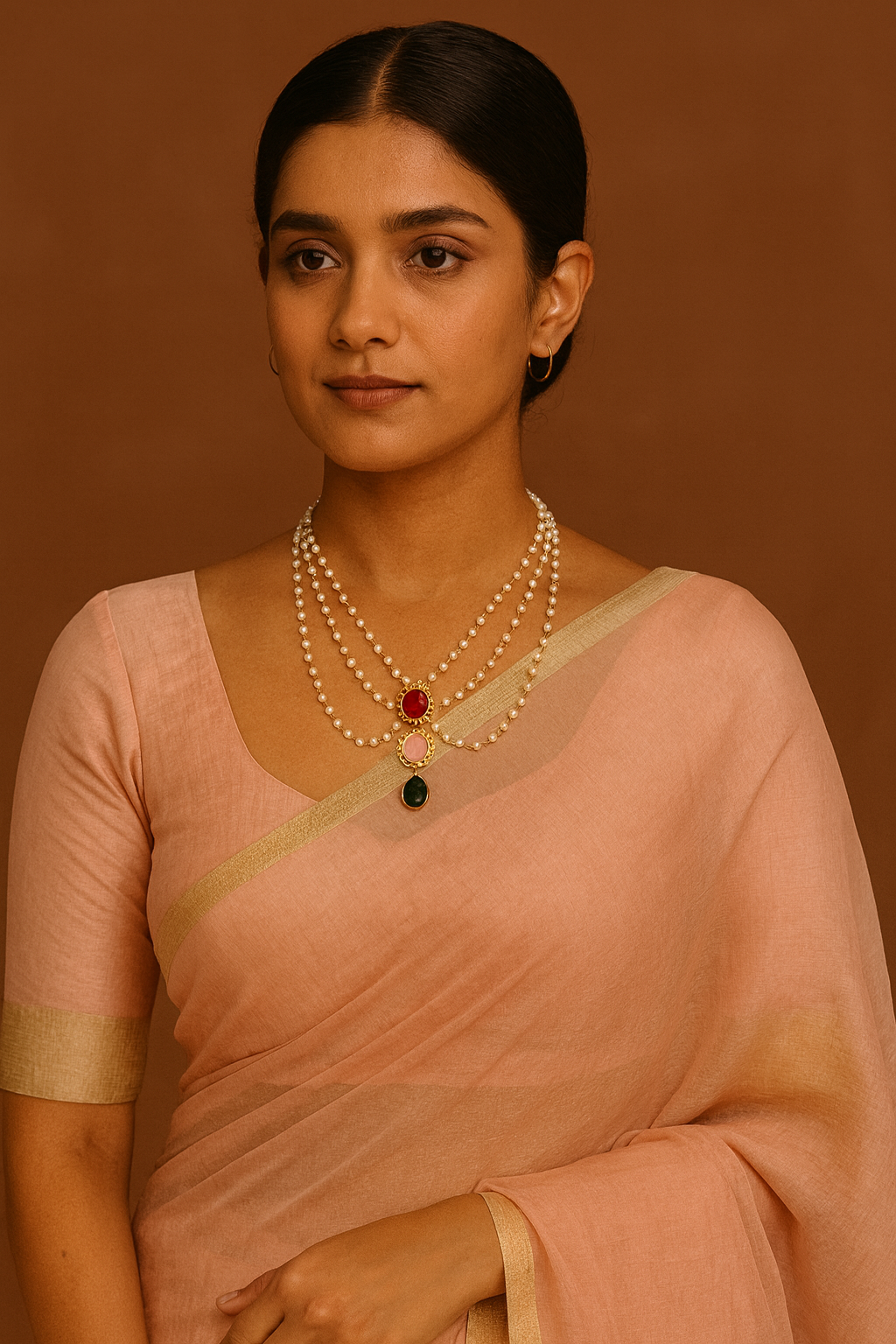 Image ONLY to show how the jewelry may look when worn. Please refer to actual product images for true appearance.