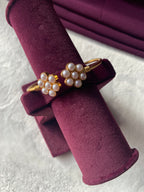 FALGUNI - FLOWER AND PEACOCK GOLDEN BANGLE