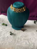SHOBANA - DOUBLE LAYER PREMIUM RAW STONE CHOKER