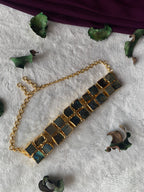 SHOBANA - DOUBLE LAYER PREMIUM RAW STONE CHOKER
