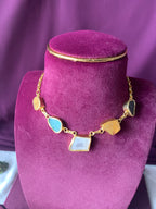 AMALA -  MULTI RAW STONE CHOKER