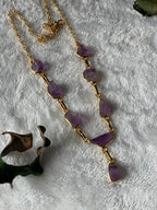 SHARI - UNEVEN RAW STONE CHOKER