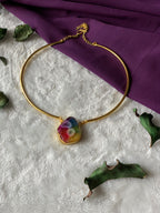 NORAH - DYED RAINBOW HALF NECKCUFF (HASLI)