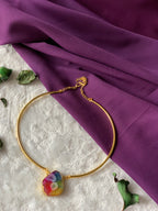 NORAH - DYED RAINBOW HALF NECKCUFF (HASLI)