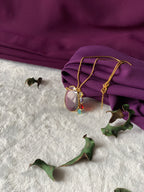 DAINAH - MULTISTONE OVAL PENDANT CHAIN NECKLACE