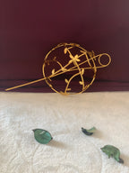 JHANVI - GOLDEN LEAF HAIR BUN