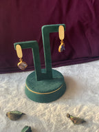 KIARA - DYED BAROQUE PEARL EARRINGS