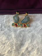 BRINDA - DYED STONE SHINY STUDS