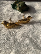 CHLOE - GOLDEN BIRD STUD EARRINGS