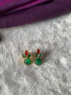 CHAMPA - COLOURFUL MULTISTONE BUD EARRINGS