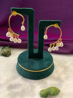 KAASHVI - HEXA PEARL DROP STUD EARRINGS