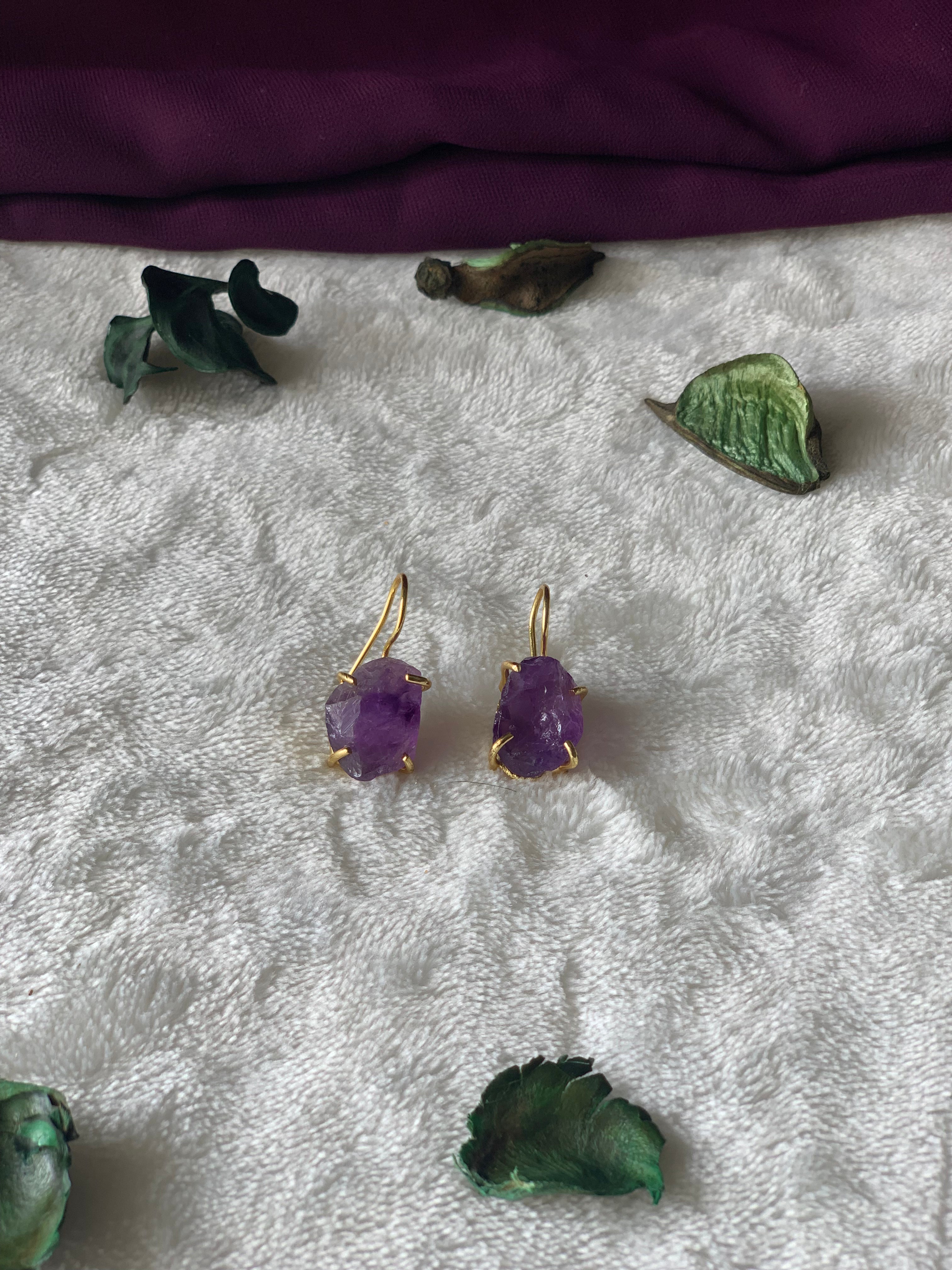MEERA- RAWSTONE EARSPIKE EARRINGS