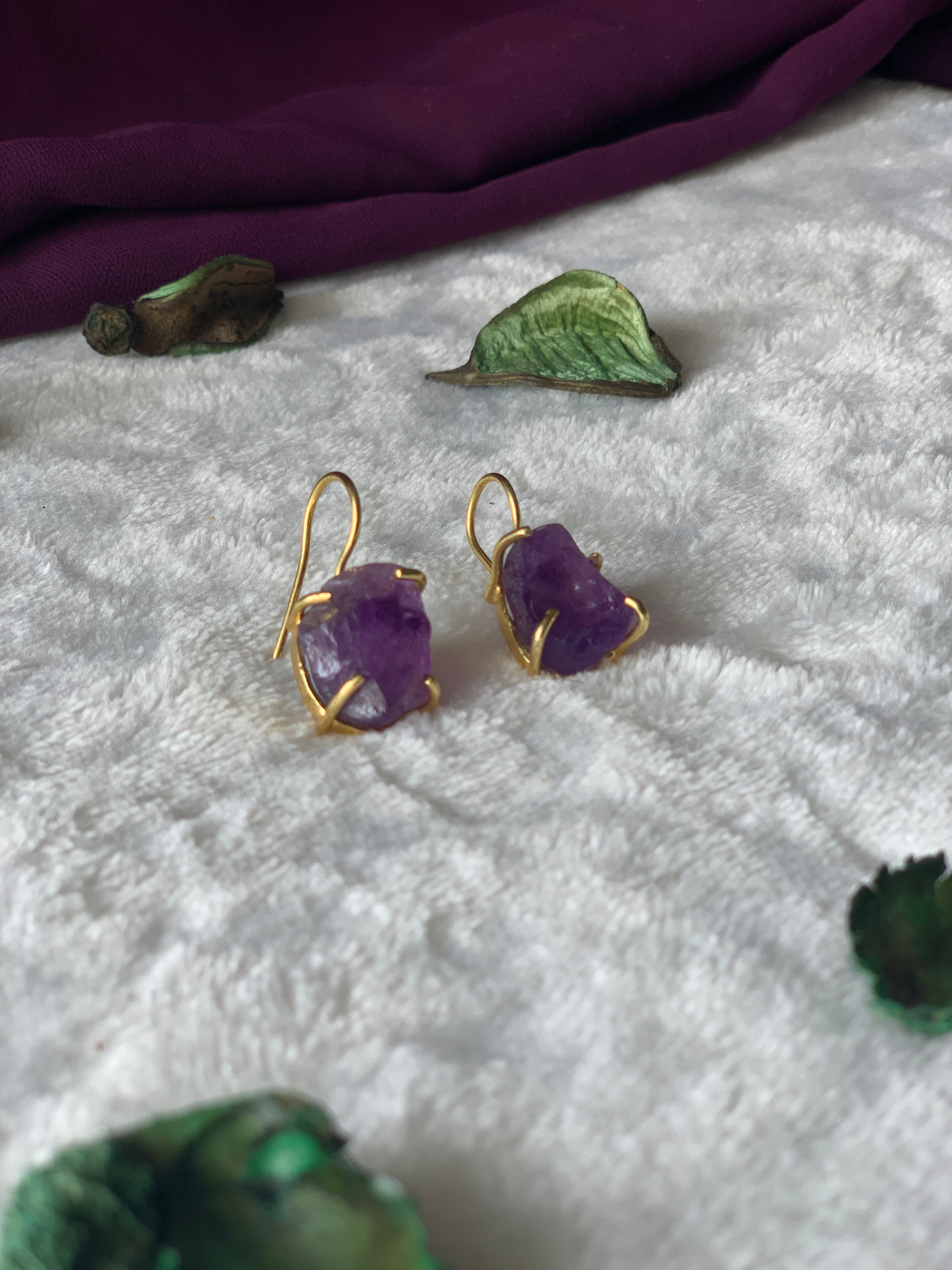 MEERA- RAWSTONE EARSPIKE EARRINGS