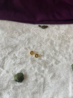 AKIRA - GOLDEN SMALL PEARL FLOWER DROP EARRINGS
