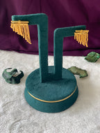 INAYA - GOLDEN TASSEL JACKET EARRINGS