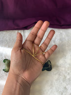 RAGINI - PEARL FLOWER STATEMENT HAND PALM CUFF