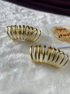 REBECCA - GOLDEN MILLIPED PRESS ON EARCUFFS