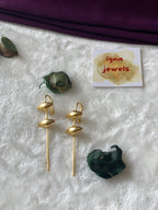 MERYL - GOLDEN DUAL OVAL EARCUFFS