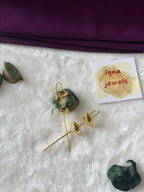 MERYL - GOLDEN DUAL OVAL EARCUFFS