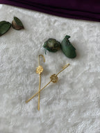 SCARLET - GOLDEN DUAL TREE EARCUFFS