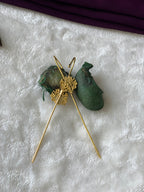 SCARLET - GOLDEN DUAL TREE EARCUFFS