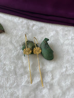SCARLET - GOLDEN DUAL TREE EARCUFFS