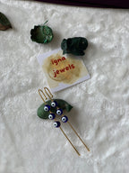 MARION- TRI EVIL EYE EARCUFFS