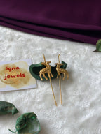 RAINA- GOLDEN RAINDEER EARCUFFS