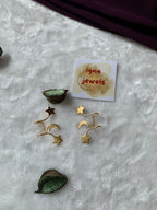 ROBIN- GOLDEN MOON STARS PRESS ON EARCUFFS