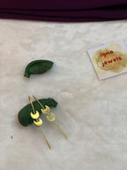 MEGAN - GOLDEN DUAL SMALL HALF MOON EARCUFFS