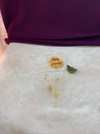 JESSICA - GOLDEN QUAD CIRCLE EARCUFFS