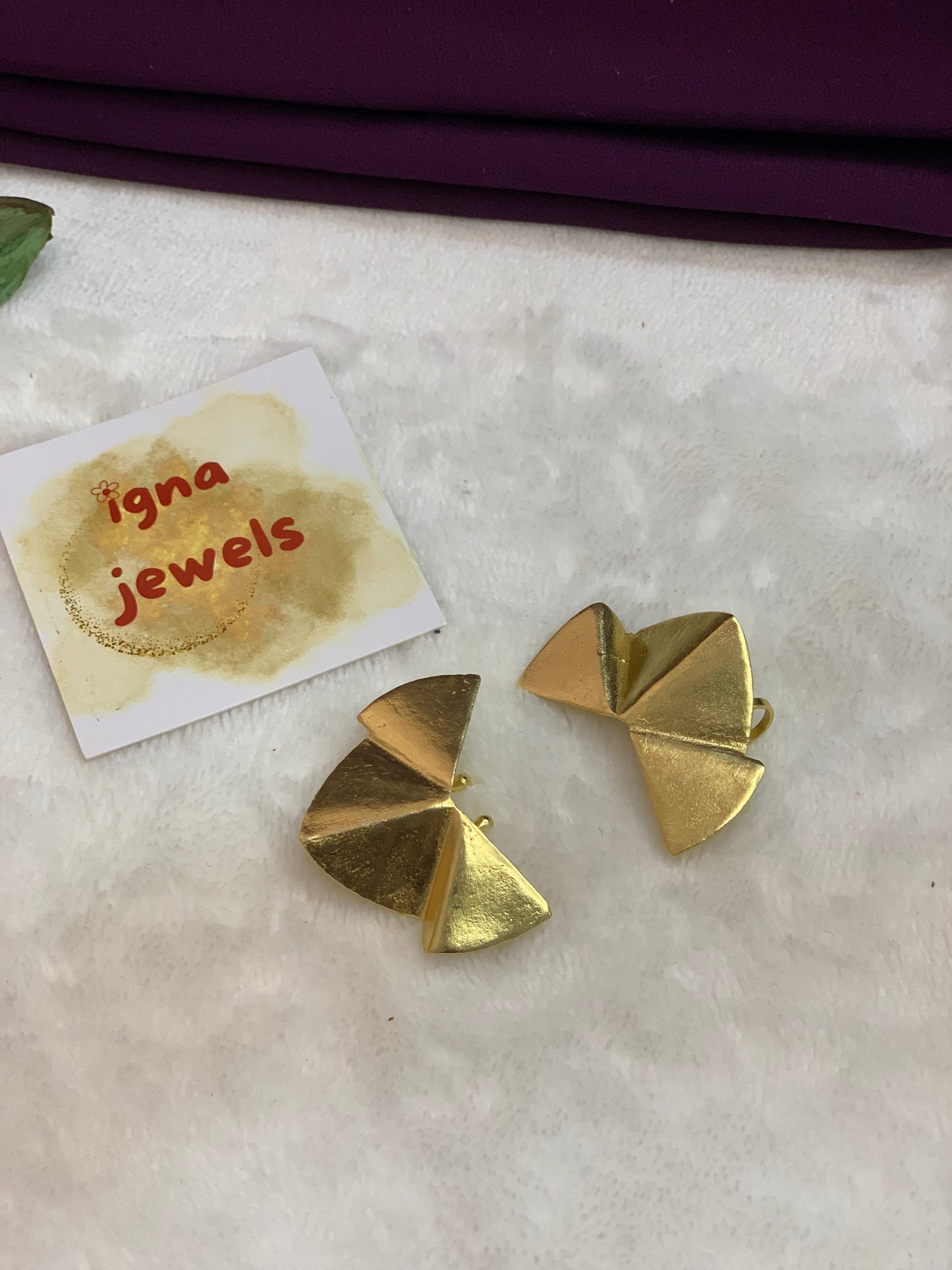 ADELE - GOLDEN GOPURAM PRESS ON EARCUFFS