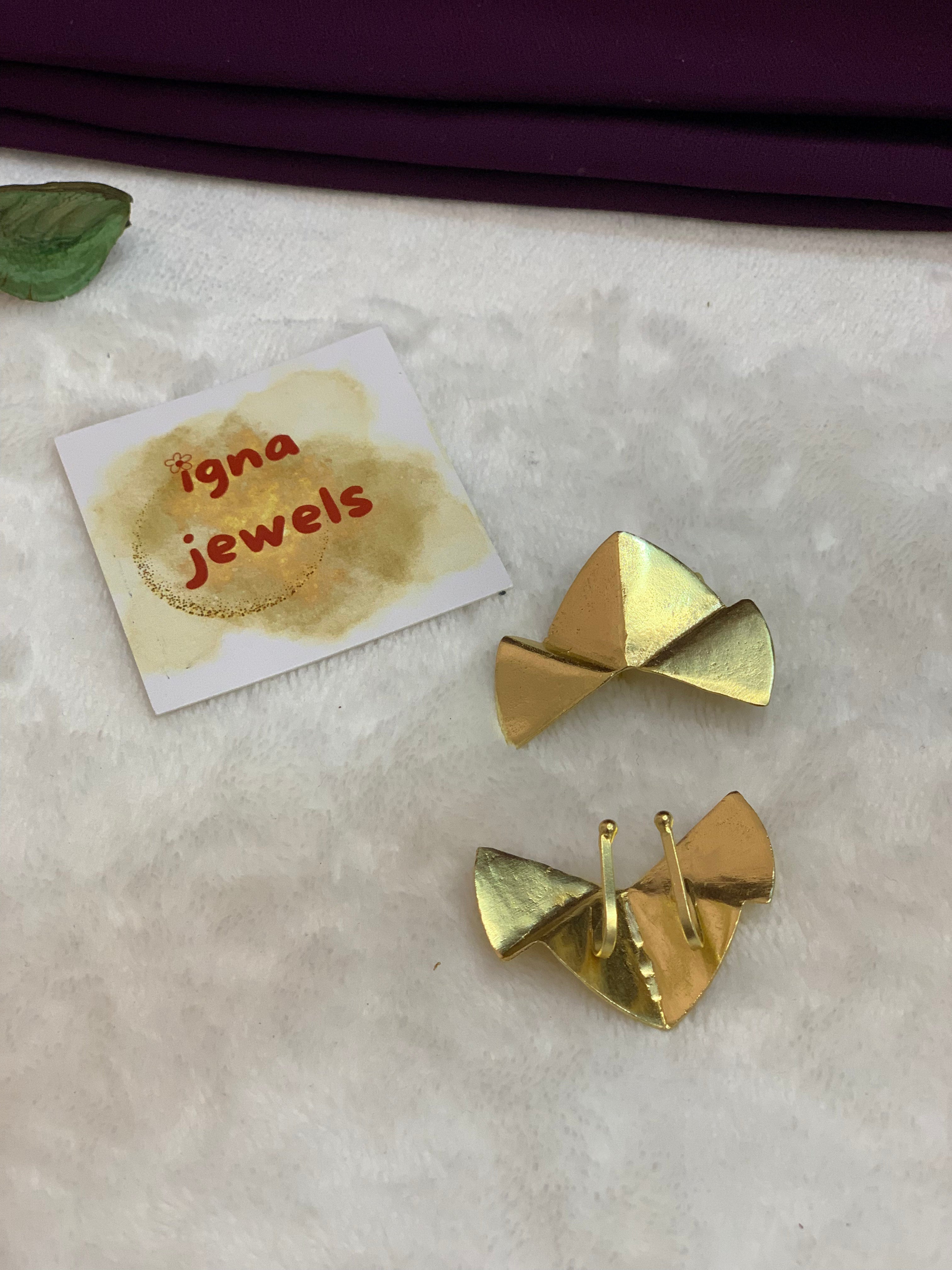 ADELE - GOLDEN GOPURAM PRESS ON EARCUFFS