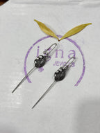 DEBRA - SILVER PLATED PEACOCK EAR CUFFS