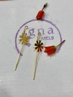 SEAN - GOLDEN SINGLE FLOWER EAR CUFFS