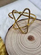 NEETHU - GOLDEN STAR SHAPE ADJUSTABLE BANGLE