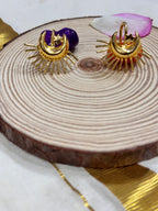 ALLY - GOLDEN SUN STAR MOON BUGADI PRESS ON EAR CUFFS