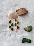 SLEEKLINE - MUTLISTONE GLOSSY EARCUFFS