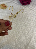 SAMEERA - PEARL AND STONE EARCUFFS
