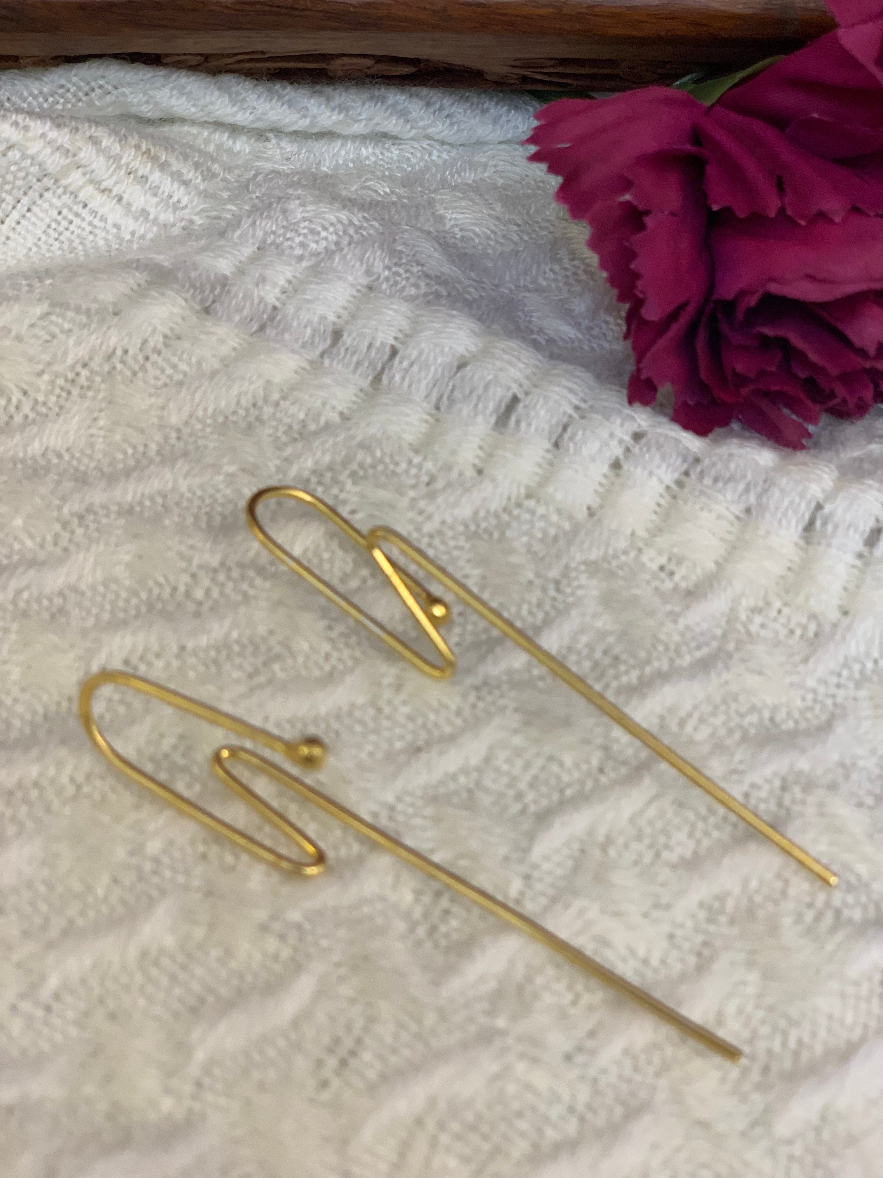 ANNA - GOLDEN STATEMENT EARCUFFS